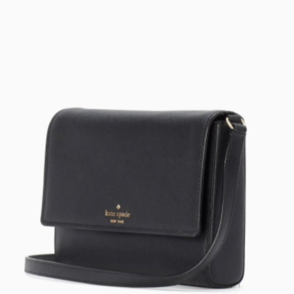Kate Spade Cove Street Black Leather Crossbody